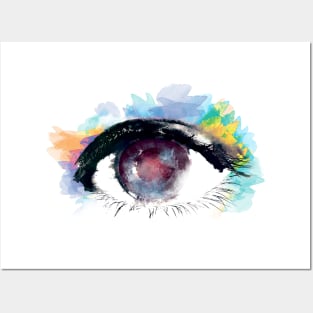 Water Color Eye Posters and Art